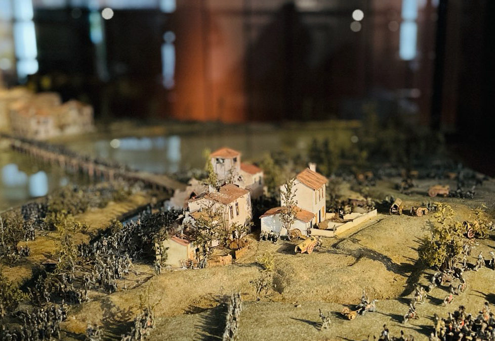 Musée de l’armée : Maquette de la bataille du pont de Lodi